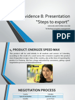 Evidence 8: Presentation "Steps To Export": Edisson Jair Patiño Chacon Technology in Logistics Management File: 1565263