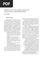 11 Ghiduri de evaluare clinica si paraclinica preoperatorie