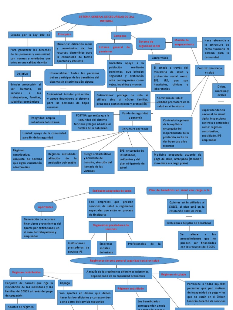 Mapa Conceptual SGSSS | PDF | Cuidado de la salud | Ciencias de la Salud