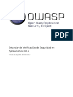 Estándar de Verificación de Seguridad en Aplicaciones 3.0.1