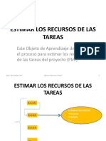 2.1.3 Estimar Los Recursos de Las Tareas