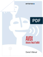 AVOX Manual