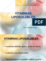 Vitaminas Liposolubles: Dra. Milenka Ortega
