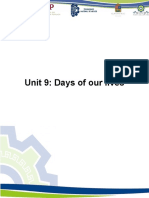 Unit 9: Days of Our Lives