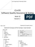 CS-470 Software Quality Assurance & Testing: Week 10 Session 2