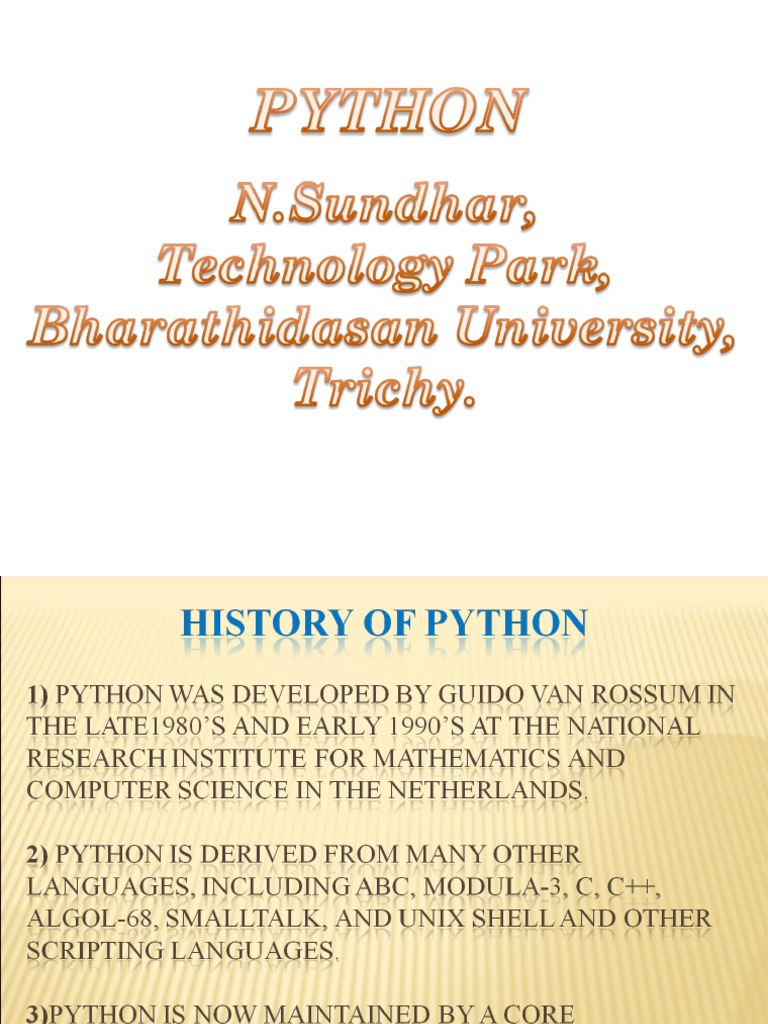 Python Basics | PDF | Control Flow | Reserved Word