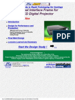 Marco de Interfaz Proyector LCD Original