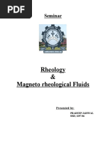 Rheology & Magneto Rheological Fluids: Seminar