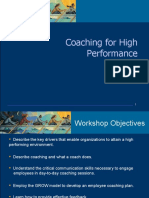 Coaching For High Performance Training