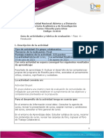Guia de actividades y Rúbrica de evaluación - Fase  4 - Resolución