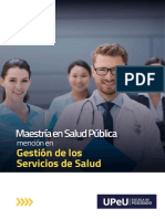 Maestría en Salud Pública - Gest. de Los Serv. de Salud