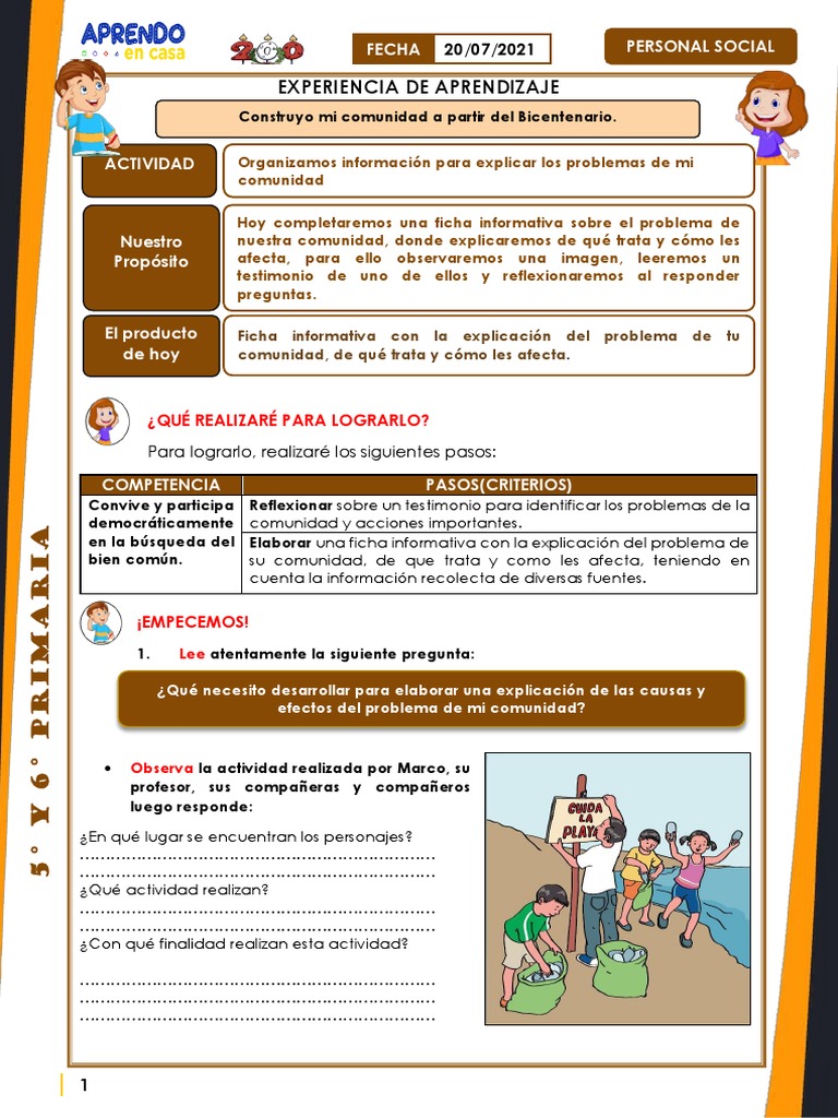 Problemas de la comunidad y su impacto | PDF | Residuos | Cognición