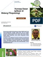 Dr. Mohamad Rafi, S.si., M.si - Metabolomik - Konsep Dasar Dan Prospek Aplikasi Di Bidang Fitopatologi