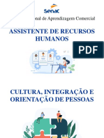 3.1 - Aula ARH - Cultura, Integração e Orientação