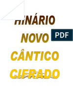 Livro de Cifras Hinc3a1rio Novo Cc3a2ntico Completo