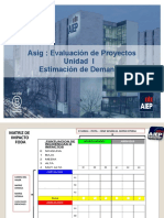 Estimacion de Demanda para Proyectos