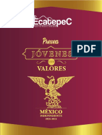 Convocatoria Presea Jóvenes Con Valores Ecatepec 2021