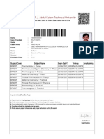 Admit Card 2019-20 Odd-Sem