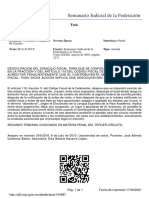 (TA) 164087 Desocupacion Del Dom. Fiscal. Config. Delito