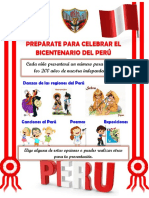 Celebra 200 años del Perú con niños