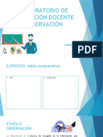 Laboratorio de Formación Docente Observación 6 de Febrero