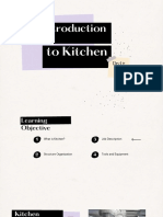 Introduction To Kitchen