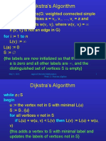 Dijkstra's Algorithm: Procedure