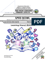 SPED - Non-Graded (Primary Level III) Reading Q3 - W5