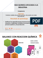 Presentación Balance de Materia Con Reacción Química