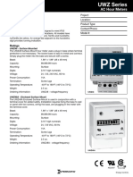 UWZ Series: AC Hour Meters