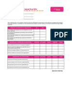 Resultados evaluación capacitación