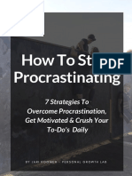 How To Stop Procrastinating PGL