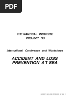 Accident and LosS Prevention at Sea - The NAUTICAL INSTITUTE.