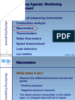 Training Agenda: Monitoring Equipment