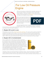7 Reasons For Low Oil Pressure in a Diesel Engine - Capital Reman Exchange
