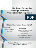 The Child Rights Perspective: Paradigm Shift From Vulnerability To Competency