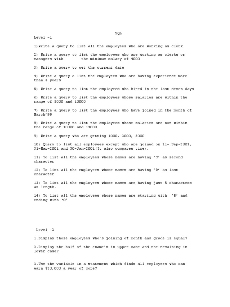 SQL Assignmentqueries | PDF