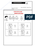 Fichas de Aritmetica Sumas Llevando 2 Grado 2021 San Pio