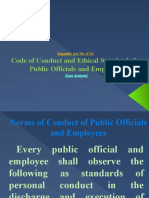 Code of Conduct and Ethical Standards For Public Officials and Employees