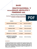 Nacional Absoluto y Femenino de Huancayo 2011