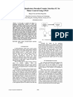 Design of A Quadrature Decodercounter Interface Ic For Motor Con