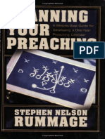 Stephen Nelson Rummage Planificar Su Predicación