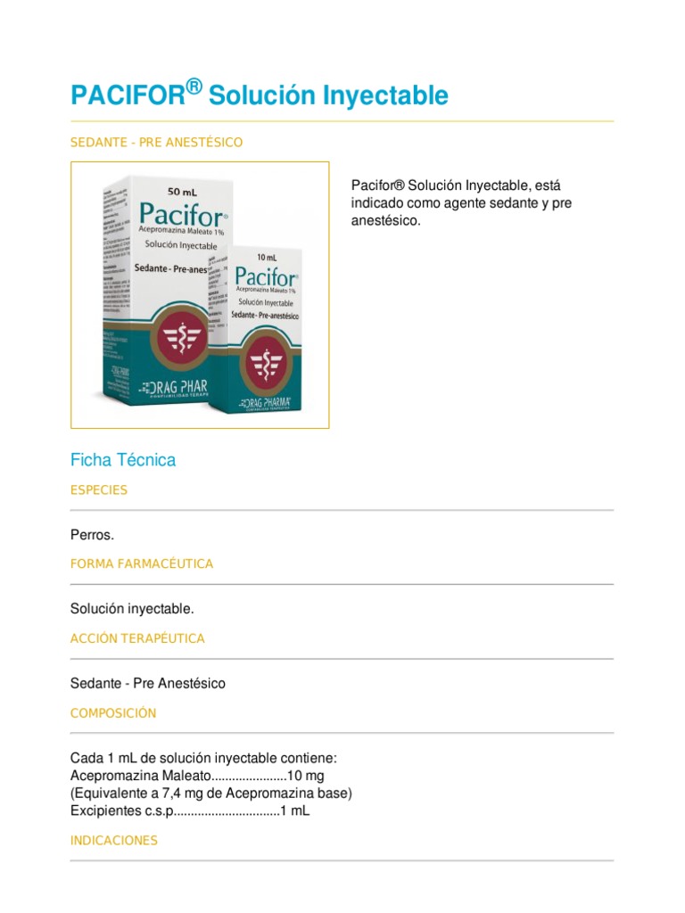 Pacifor 1016 | PDF | Drogas | Medicina CLINICA