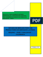 Estudio de Mercado Derivados Lacteos CEDEPAS