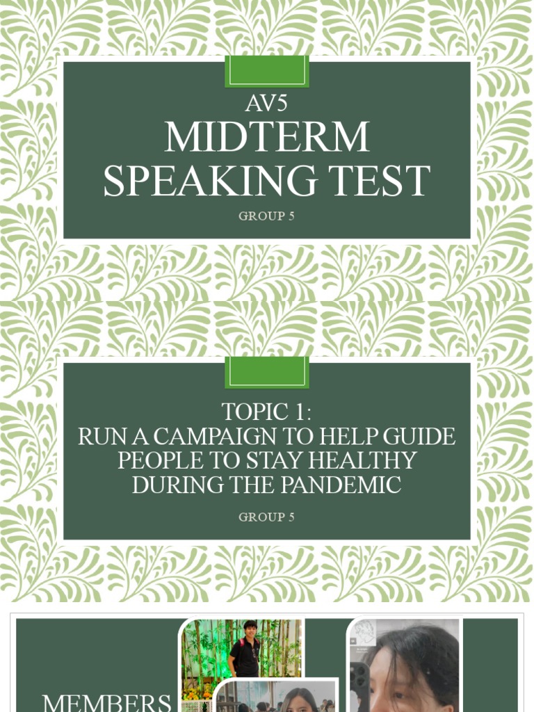 Av5 Midterm Test Final | PDF | Preventive Healthcare | Clinical Medicine