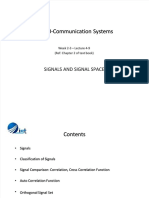30820-Communication Systems 30820-Communication Systems: Signals and Signal Space
