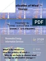 Optimization of Wind Energy