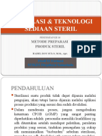 Pertemuan 10 FTSS (Metode Preparasi Produk Steril)