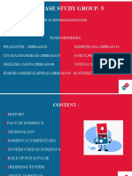 Iis - Case Study Group-5: Subject - Slot