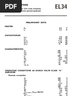 Download Valve  Amplifier Design EL34 6CA7 Data Mullard Valves by Valve Data SN51696119 doc pdf